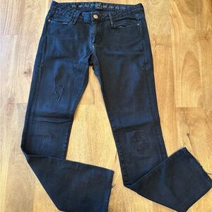 Earnest Sewn Black Denim size 28